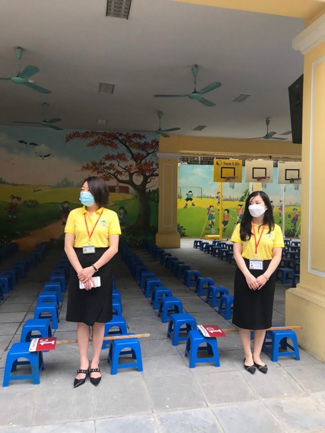 Ng&#224;y đầu ti&#234;n đến trường với nhiều trải nghiệm v&#224; đong đầy cảm x&#250;c của c&#225;c bạn học sinh khối 1 trường Tiểu học Tr&#224;ng An - Ảnh 4