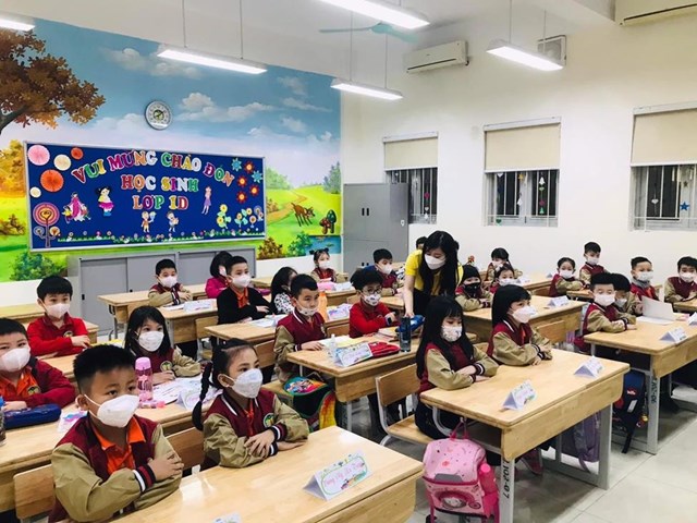 Ng&#224;y đầu ti&#234;n đến trường với nhiều trải nghiệm v&#224; đong đầy cảm x&#250;c của c&#225;c bạn học sinh khối 1 trường Tiểu học Tr&#224;ng An - Ảnh 19