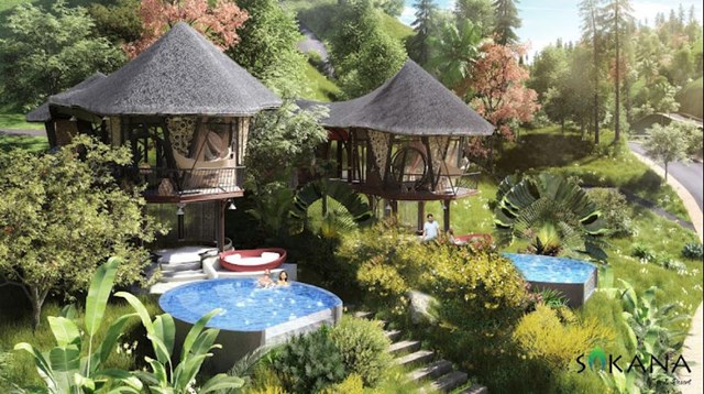 Kiến tr&uacute;c Nh&agrave; N&oacute;n - Dự &aacute;n Sakana H&ograve;a B&igrave;nh &ndash; N&eacute;t đẹp h&agrave;i h&ograve;a giữa văn h&oacute;a địa phương v&agrave; cảnh sắc thi&ecirc;n nhi&ecirc;n