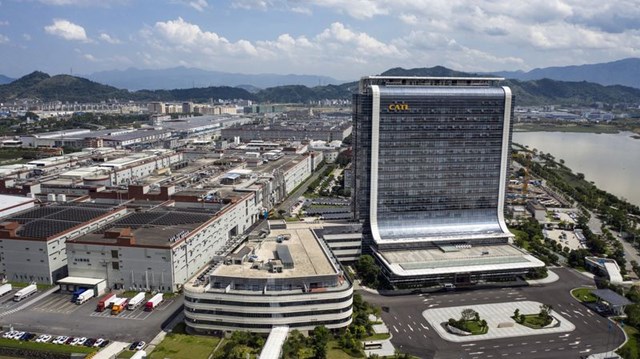 T&ograve;a nh&agrave; trụ sở CATL tại Ningde, Ph&uacute;c Kiến. (Ảnh: Qilai Shen / Bloomberg)