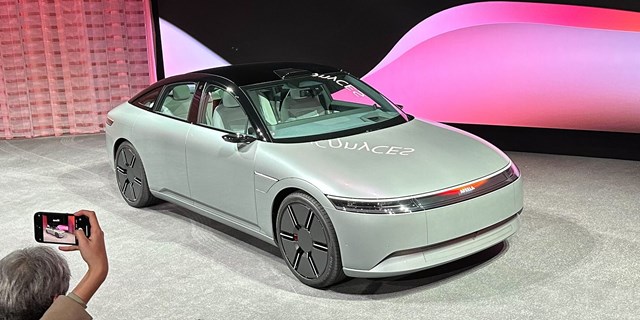 Mẫu sedan điện của Sony tiếp tục được giới thiệu tại CES 2023.