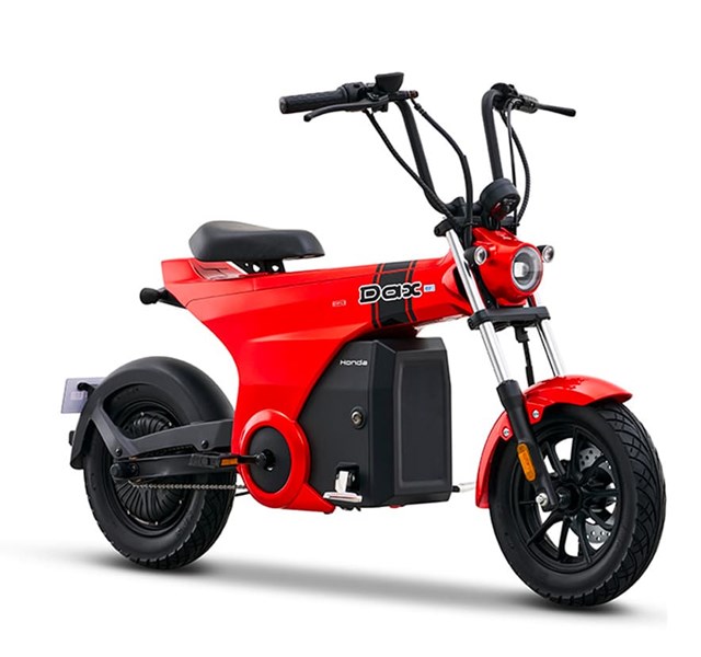 Dax e: giống với một phi&ecirc;n bản tối giản của chiếc Honda Dax.