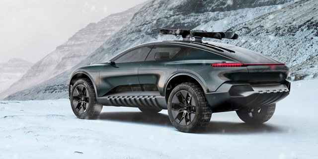 Mẫu thiết kế chiếc xe địa h&igrave;nh đa năng từ Audi, sản phẩm được tạo n&ecirc;n dựa tr&ecirc;n nền tảng PPE được phối hợp giữa Audi c&ugrave;ng Porsche.