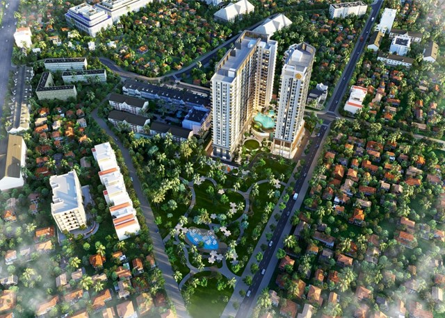 Dự &aacute;n 9X An Sương cung cấp khoảng 800 căn hộ gi&aacute; vừa t&uacute;i tiền cho người trẻ. Ảnh phối cảnh: Hưng Thịnh Land