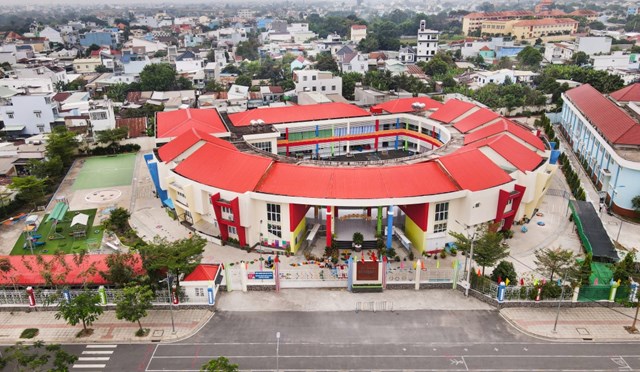 Hệ thống trường học c&aacute;c cấp quy tụ tại khu vực dự &aacute;n.