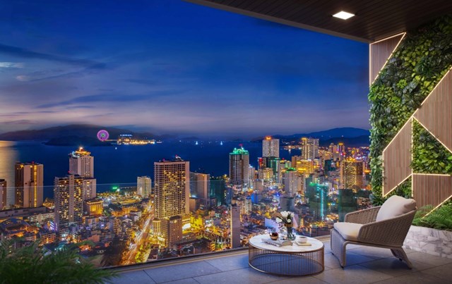 Căn hộ biển thu h&uacute;t sự quan t&acirc;m của c&aacute;c nh&agrave; đầu tư. Ảnh: Grand Mark Nha Trang