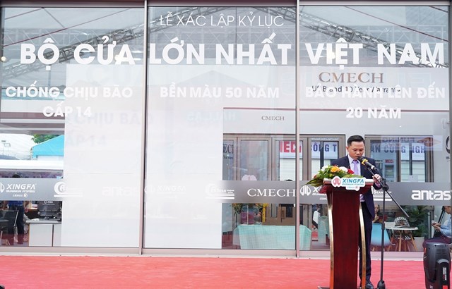 &Ocirc;ng H&agrave; Nam Phước - Đại diện AseanWindow ph&aacute;t biểu tại sự kiện
