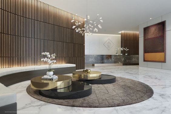 Sảnh lounge căn hộ phong c&aacute;ch 5* sang trọng thể hiện đẳng cấp chủ nh&acirc;n (Ảnh minh hoạ)
