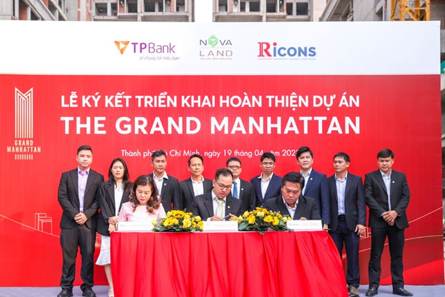 TPBank hỗ trợ t&#225;i khởi động dự &#225;n The Grand Manhattan của Novaland - Ảnh 1