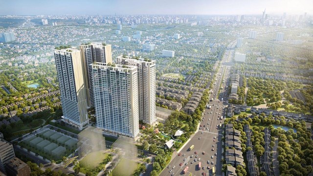Mở rộng Quốc lộ 13 th&uacute;c đẩy dự &aacute;n căn hộ tại Thuận An. (Ảnh: Phối cảnh dự &aacute;n Lavita Thuan An - Hung Thinh Land)