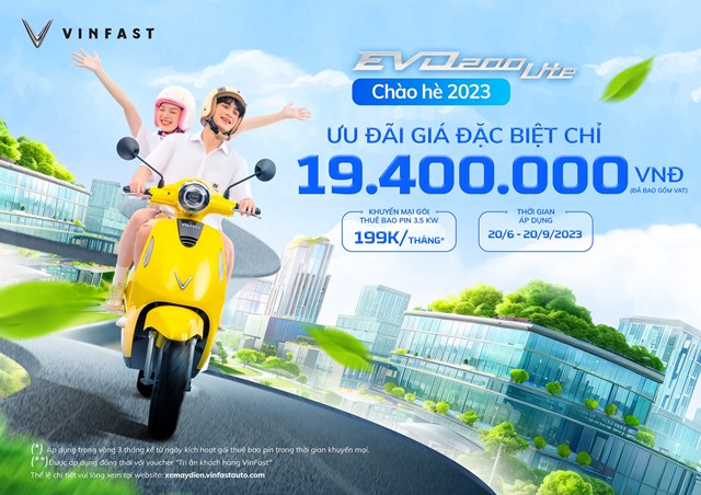 VinFast ưu đ&#227;i đặc biệt m&#249;a h&#232;, Evo200 Lite về gi&#225; 19,4 triệu đồng - Ảnh 3