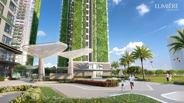 Hệ thống &ldquo;vườn treo&rdquo; g&oacute;p phần l&agrave;m n&ecirc;n &ldquo;kỳ quan xanh&rdquo; hiếm c&oacute; cho LUMI&Egrave;RE Boulevard