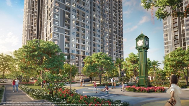 Ph&acirc;n khu The Zurich tại Vinhomes Ocean Park với cảnh quan đậm chất Thụy Sỹ