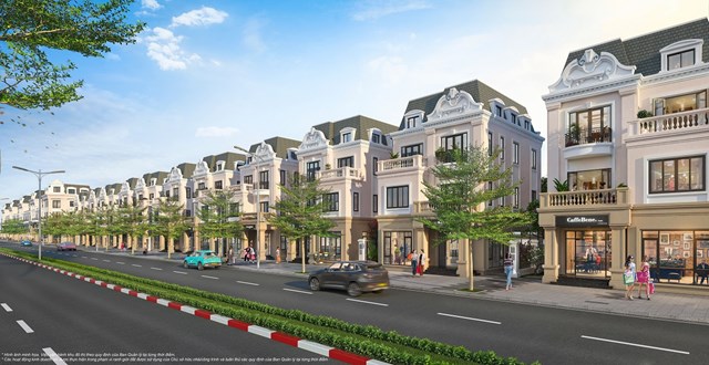 Kiến tr&uacute;c đẳng cấp đem đến một vẻ đẹp ho&agrave;n hảo cho khu đ&ocirc; thị Vinhomes Golden Avenue