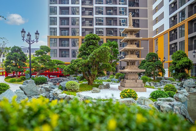 Vườn Nhật độc bản 16.000 m2 phong c&aacute;ch Tsukiyama tại Ph&acirc;n khu The Zenpark