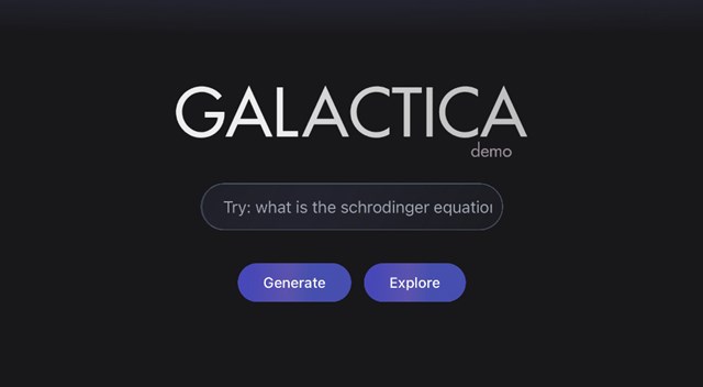 Mẫu thử nghiệm tr&iacute; tuệ nh&acirc;n tạo Galactica của Meta cho ph&eacute;p người d&ugrave;ng tạo n&ecirc;n một b&agrave;i viết khoa học dựa tr&ecirc;n c&aacute;c luận điểm đ&atilde; được "dạy" cho m&aacute;y trước đ&oacute;.