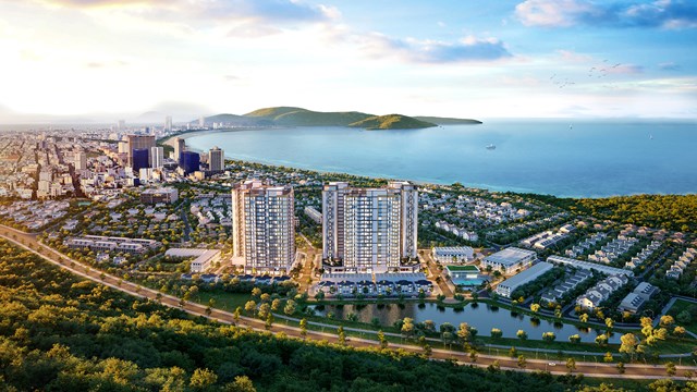 Phối cảnh tổng thể dự &aacute;n căn hộ 9X Quy Nhơn. Ảnh: Hưng Thịnh Land
