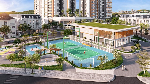 Hệ tiện &iacute;ch đ&aacute;p ứng trọn vẹn nhu cầu sống của cư d&acirc;n tại 9X Quy Nhơn. Ảnh phối cảnh: Hưng Thịnh Land