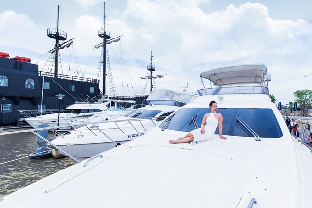 Tổ hợp Quảng trường &ndash; Bến du thuyền Aqua Marina với c&aacute;c du thuyền sang trọng tạo n&ecirc;n điểm nhấn cho khu đ&ocirc; thị đẳng cấp Aqua City