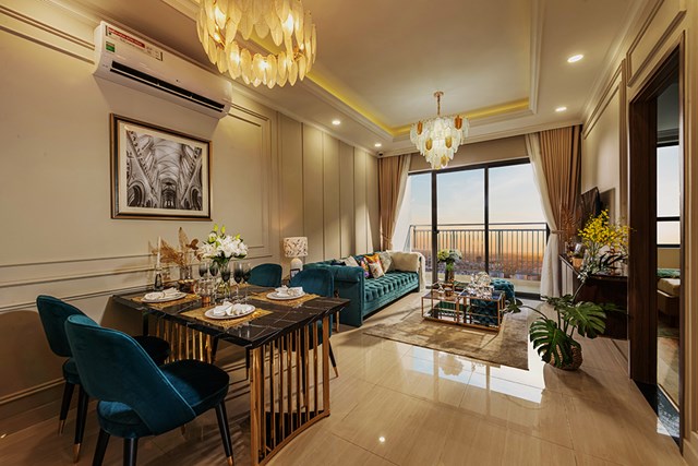 &nbsp; Căn hộ 2 ph&ograve;ng ngủ với kh&ocirc;ng gian rộng tho&aacute;ng tại Hanoi Melody Residences