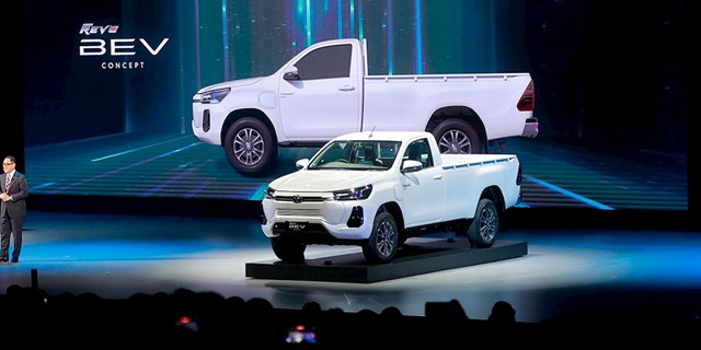 D&ugrave; mới chỉ l&agrave; mẫu thử nghiệm, giới chuy&ecirc;n gia cho hay Hilux Revo BEV c&oacute; thiết kế tương đồng với c&aacute;c xe thương mại v&agrave; &iacute;t c&oacute; khả năng thay đổi khi đưa ra thị trường.