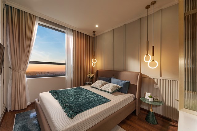 Thiết kế ngập tr&agrave;n &aacute;nh s&aacute;ng của căn hộ mẫu Hanoi Melody Residences