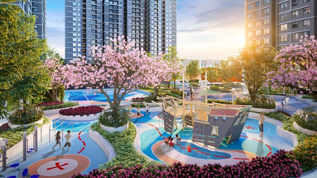 Hanoi Melody Residences sở hữu hệ tiện &iacute;ch phong ph&uacute;, s&aacute;t gần trung t&acirc;m m&agrave; vẫn c&oacute; kh&ocirc;ng gian xanh.