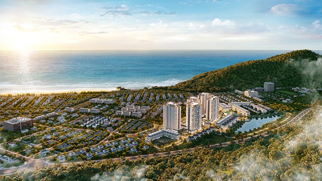 Địa thế &ldquo;tựa sơn, hướng thủy&rdquo; hiếm c&oacute; ngay nội đ&ocirc; của 9X Quy Nhơn. Ảnh: Hưng Thịnh Land